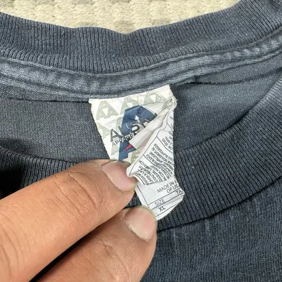 Vintage Alcatraz Triathlon Climb Run Raft Graphic Black T-Shirt Men Sz XL - Picture 4 of 4